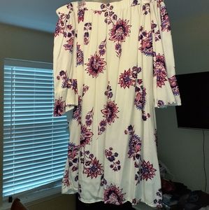 Floral print sheath dress